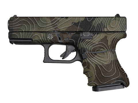 Glock 29SF Decal Grip - Topo Camo