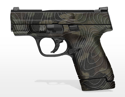 Decal Grip for S&W M&P 9mm/.40 Shield - Topo Camo