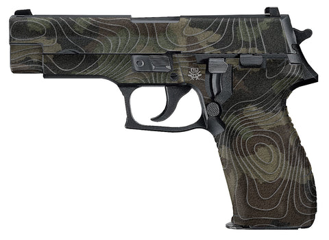 Sig P226 Decal Grip - Topo Camo