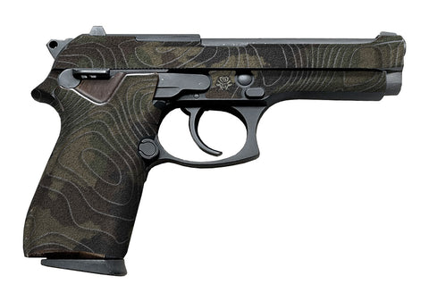 Taurus PT 92-C Compact Decal Grip - Topo Camo