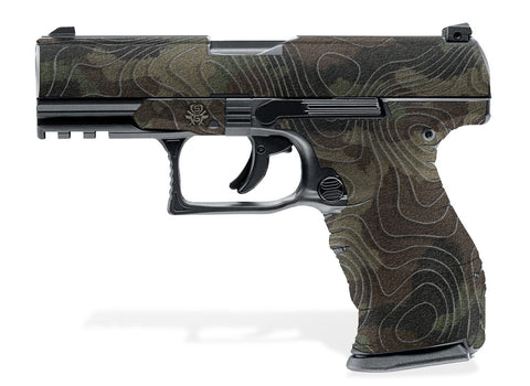Decal Grip for Walther PPQ - Topo Camo