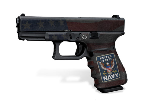 Glock 19 Gen 3 Decal Grip Kit - US NAVY