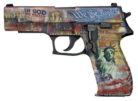 Sig P226 Decal Grip - We The People