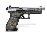 Custom Glock 17 Gen 3 Decal Grip Kit - Zombie Outlaw