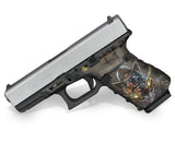 Custom Glock 19 Gen 4 Decal Grip Kit - Zombie Outlaw