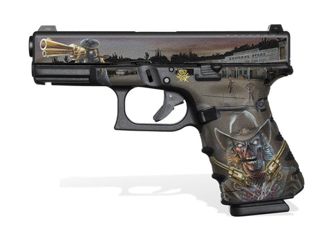 Glock 32 Gen 4 Decal Grip Kit - Zombie Outlaw