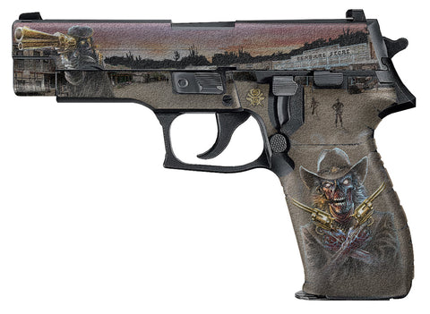 Sig P226 Decal Grip - Zombie Outlaw