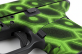 Glock 26 Space Hex decal grip close-up detail
