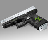Glock 32 Gen 3 Decal Grip - Biohazard