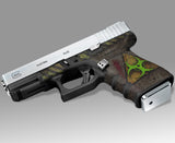 Glock 23 Gen 3 Decal Grip - Biohazard