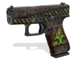 Glock 43X Decal Grip - Biohazard
