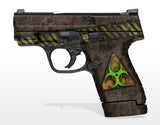 Decal Grip for S&W M&P 9mm/.40 Shield - Biohazard