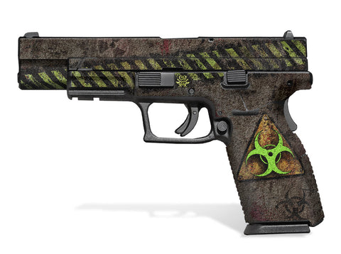 Decal Grip for Springfield XD 9mm/.40  5" - Biohazard
