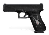 Glock 17 Gen 5 Decal Grip - Black Widow