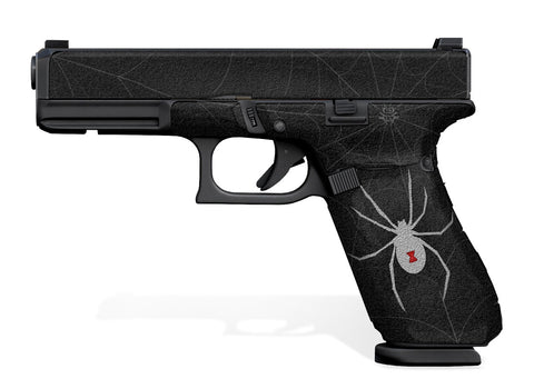Glock 17 Gen 5 Decal Grip - Black Widow