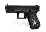 Glock 32 Gen 3 Decal Grip - Black Widow