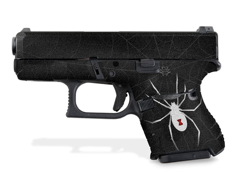 Glock 26 Decal Grip - Black Widow