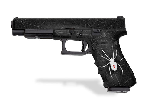 Glock 34 Decal Grip - Black Widow