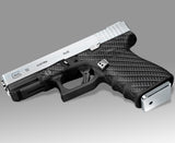 Glock 19 Gen3 Decal Grip - Carbon Fiber