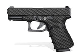 Glock 23 Gen 4 Decal Grip - Carbon Fiber