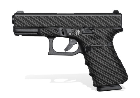 Glock 32 Gen 4 Decal Grip - Carbon Fiber
