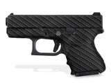 Glock 26 Decal Grip - Carbon Fiber
