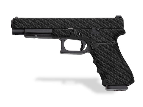Glock 34 Decal Grip - Carbon Fiber