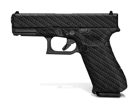 Glock 45 Decal Grip - Carbon Fiber