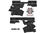 Glock 43 Decal Grip - Cryptic Camo