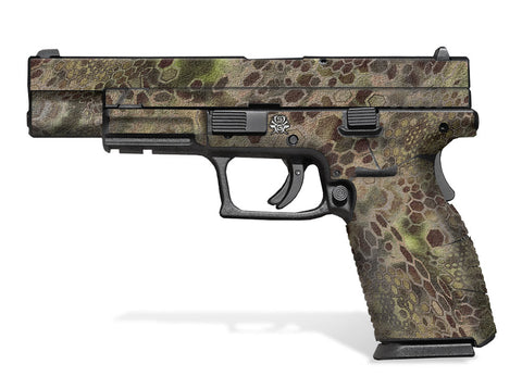 Decal Grip for Springfield XD 9mm/.40  5" - Cryptic Camo