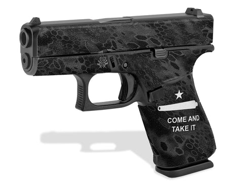 Glock 43X Decal Grip - Come and Take It