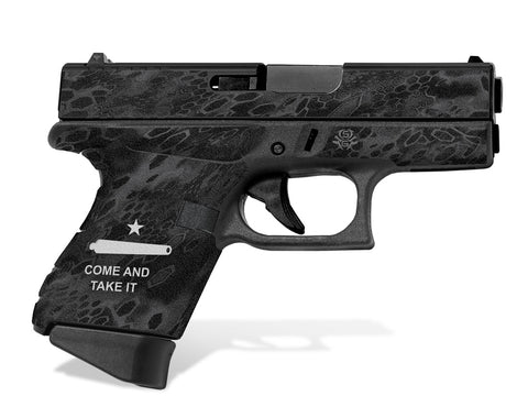 Glock 43 Decal Grip - Come and Take It