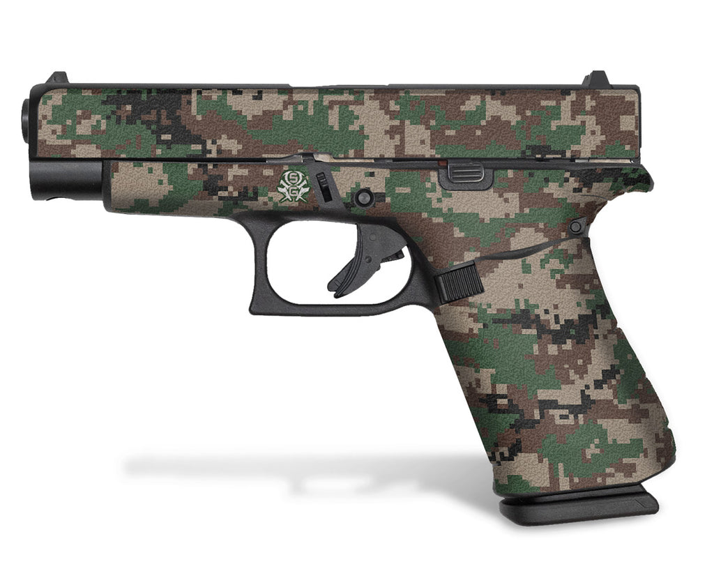Glock 48 Decal Grip | Textured Gun Wrap Kit | Digital Camo – Showgun ...