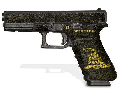 Decal Grip for Gen 3 Glock 17  - Don't Tread on Me
