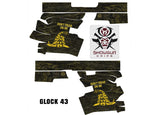 Glock 43 Decal Grip - Don't Tread On Me