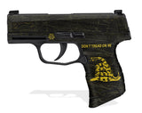 Sig P365 Micro-Compact Decal Grip - Don't Tread On Me