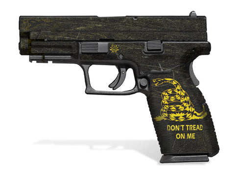 Springfield XD 4" Decal Grip (9mm/.40) - Don't Tread On Me