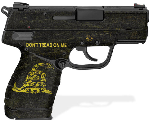 Springfield XD-E Compact 3.3" Decal Grips - Don't Tread On Me