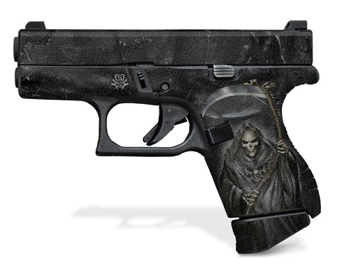 Glock 42 Decal Grip - Grim Reaper