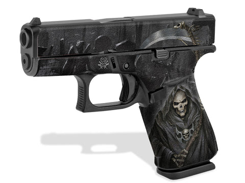 Glock 43X Decal Grip - Grim Reaper