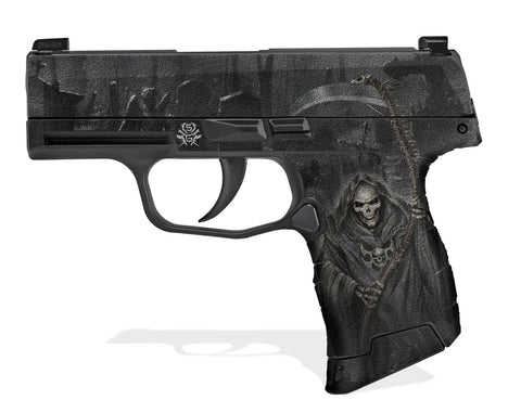 Sig P365 Micro-Compact Decal Grip - Grim Reaper