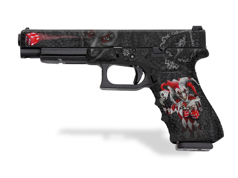 Glock 34 Decal Grip - The Joker by Invision Artworks