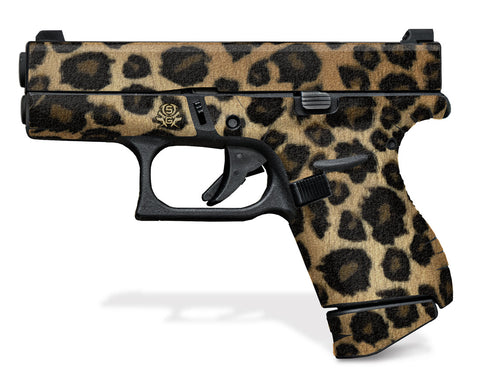 Glock 42 Decal Grip - Leopard Print