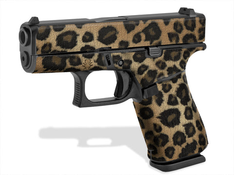 Glock 43X Decal Grip - Leopard Print