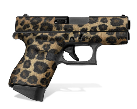 Glock 43 Decal Grip - Leopard Print