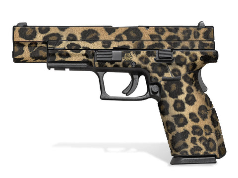 Decal Grip for Springfield XD 9mm/.40  5" - Leopard Print
