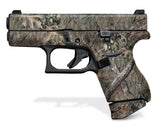Glock 42 Decal Grip - Broken Oak Camo