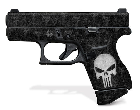 Glock 42 Decal Grip - Punisher