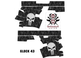 Glock 43 Decal Grip - The Punisher