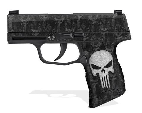 Sig P365 Micro-Compact Decal Grip - The Punisher